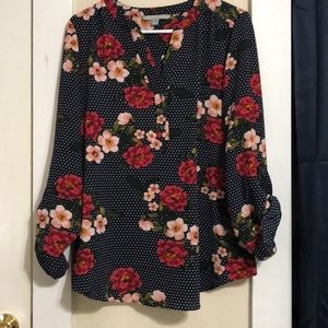 Valerie Stevens long sleeve blouse